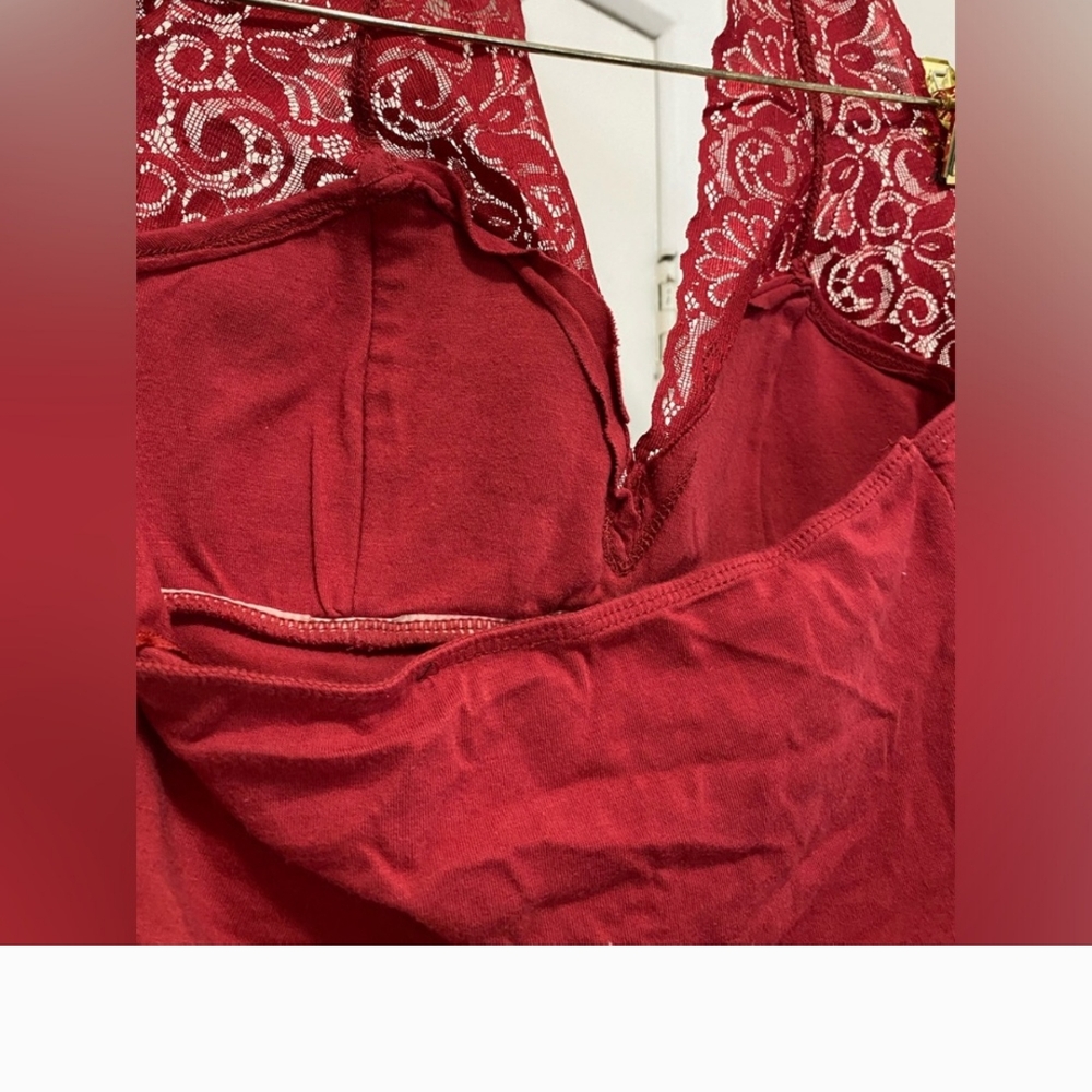 Sexy Red Lace Halter Top - Picture 10 of 10